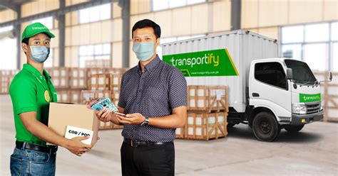 Delivery Truck Service with Cash On Delivery (COD).